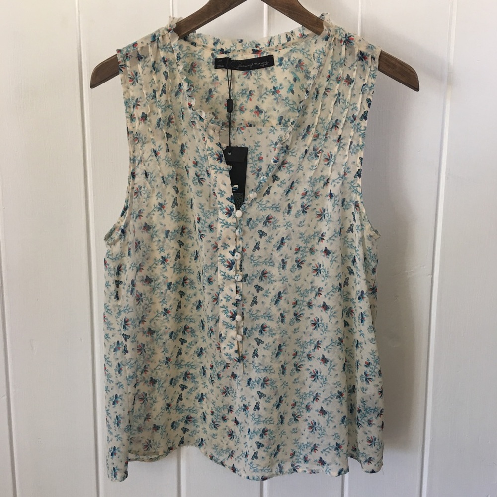 ⚡️NWT⚡️Patterson Kincaid floral tank size M